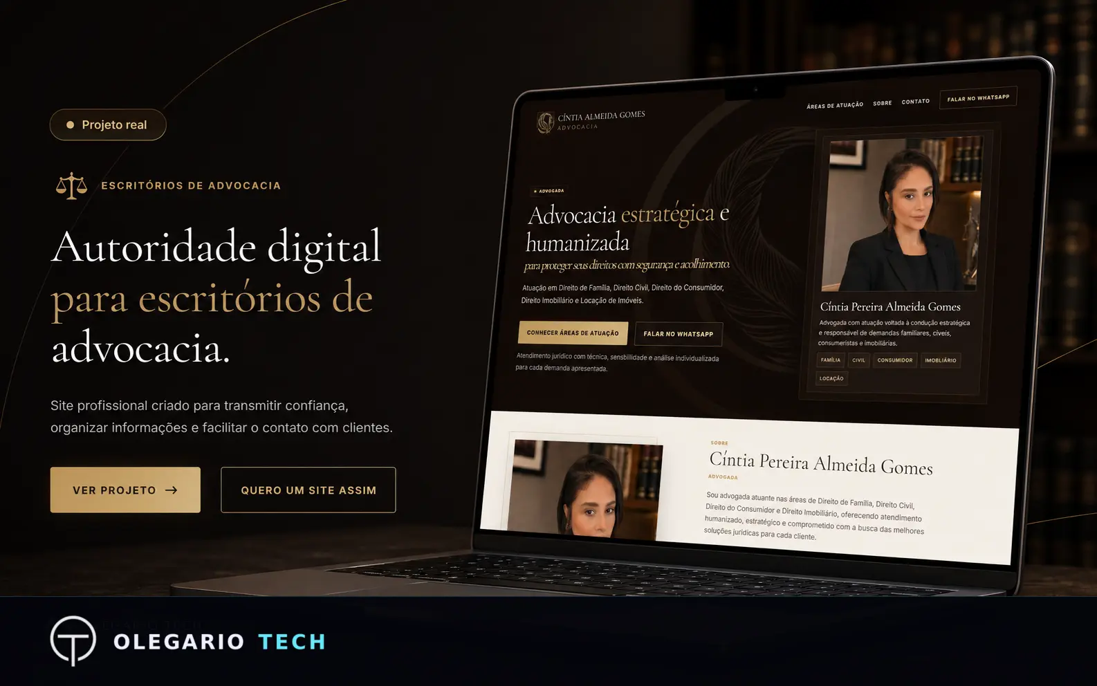 Cintia Almeida Gomes Advocacia - site profissional